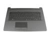 6037B0144702 original IEC keyboard incl. topcase NL (dutch) black/silver