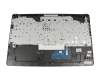 6037B0144704 original HP keyboard incl. topcase DE (german) black/black (with TP/DVD, “black brushed” surface texture)