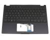 6037B0210014 original IEC keyboard incl. topcase GR (greek) black/black with backlight