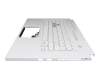 6037B0211313 original Asus keyboard incl. topcase DE (german) white/white with backlight