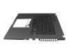 6037B0233213 original IEC keyboard incl. topcase DE (german) black/black with backlight