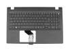 6B.EF7N7.010 original Acer keyboard incl. topcase DE (german) black/black