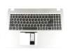 6B.H5HN2.014 original Acer keyboard incl. topcase DE (german) black/silver