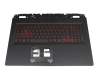 6B.QG1N2.014 original Acer keyboard incl. topcase DE (german) black/black with backlight