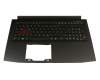 6BQ3FN2011 original Acer keyboard incl. topcase DE (german) black/black with backlight