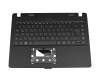 6BVRDN70113 original Acer keyboard incl. topcase DE (german) black/black with backlight