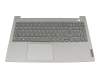 7010564200019 original Lenovo keyboard incl. topcase DE (german) grey/grey with backlight