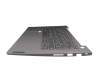 7211310100012 original Lenovo keyboard incl. topcase DE (german) grey/grey with backlight