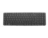 837549-041 original HP keyboard DE (german) black/black matte