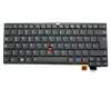 8B2001B original Lenovo keyboard DE (german) black/black matte with backlight and mouse-stick