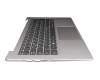 8SSN20Q40661 original Lenovo keyboard incl. topcase DE (german) grey/silver with backlight