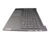 8SST61F50118 original Lenovo keyboard incl. topcase DE (german) grey/grey with backlight