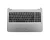 905891-041 original HP keyboard incl. topcase DE (german) black/silver with gray keyboard lettering