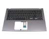 90NB0M93-R31GE1 original Asus keyboard incl. topcase DE (german) black/grey