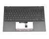 90NB0QX0-R30GE1 original Asus keyboard incl. topcase DE (german) grey/black