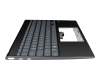 90NB0QX0-R30GE1 original Asus keyboard incl. topcase DE (german) grey/black