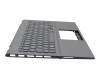 90NB0RX2-R31GE0 original Asus keyboard incl. topcase DE (german) grey/grey with backlight