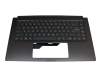 957-16S31E-C07 original MSI keyboard incl. topcase DE (german) grey/grey with backlight