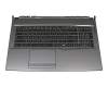 957-17E82E-C04 original MSI keyboard incl. topcase FR (french) black/anthracite