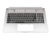 957-17G12E-C23 original MSI keyboard incl. topcase DE (german) black/silver with backlight