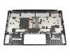 957-17G12E-C23 original MSI keyboard incl. topcase DE (german) black/silver with backlight