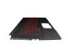 95717L112EC06 original MSI keyboard incl. topcase DE (german) black/black with backlight