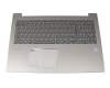 9Z.NDRBN.B0G original Lenovo keyboard incl. topcase DE (german) grey/silver with backlight