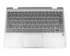 9Z.NDUBN.B0G original Darfon keyboard incl. topcase DE (german) dark grey/silver with backlight