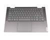 9Z.NDUBN.F00 original Lenovo keyboard incl. topcase CH (swiss) grey/grey with backlight