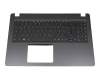 ACM16P66D0 original Acer keyboard incl. topcase DE (german) black/black with backlight