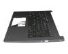 ACM17A66D0 original Acer keyboard incl. topcase DE (german) black/black