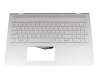 AEG74G01010 original Chicony keyboard incl. topcase DE (german) silver/silver with backlight