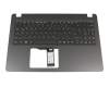 AEZAUG00110 original Acer keyboard incl. topcase DE (german) black/black