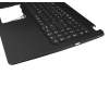 AEZAUG00110 original Acer keyboard incl. topcase DE (german) black/black