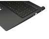 AEZAUG01020 original Acer keyboard incl. topcase DE (german) black/grey with backlight