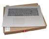 AM17Q000200 original Lenovo keyboard incl. topcase DE (german) grey/silver