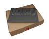 AM1A4000700 original Lenovo keyboard incl. topcase DE (german) grey/grey