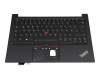 AM1HJ000500 CJ original Lenovo keyboard incl. topcase DE (german) black/black with backlight and mouse-stick with on/off switch