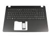 AM2ME000100 original Acer keyboard incl. topcase DE (german) black/black