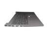 AM2XE00300 original Lenovo keyboard incl. topcase DE (german) silver/grey with backlight