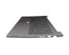 AM2XE00300 original Lenovo keyboard incl. topcase DE (german) silver/grey with backlight