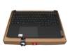 AM39J000300 original Lenovo keyboard incl. topcase DE (german) black/black with backlight RGB