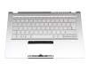 AM3K9000L00 original Acer keyboard incl. topcase DE (german) silver/silver with backlight