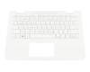 AP1U4000390 original HP keyboard incl. topcase DE (german) white/white