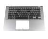 ASM18C86D0J920 original Chicony keyboard incl. topcase DE (german) black/silver with backlight