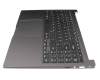 BA83-04258A original Samsung keyboard incl. topcase DE (german) black/grey