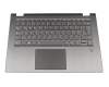 BFG10234001 original Lenovo keyboard incl. topcase DE (german) grey/grey with backlight