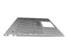 BHXYE00M2FBNX original HP keyboard incl. topcase DE (german) silver/black