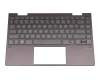 C6NB3H original HP keyboard incl. topcase DE (german) black/black with backlight