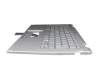 CL9E10HU original Acer keyboard DE (german) silver with backlight